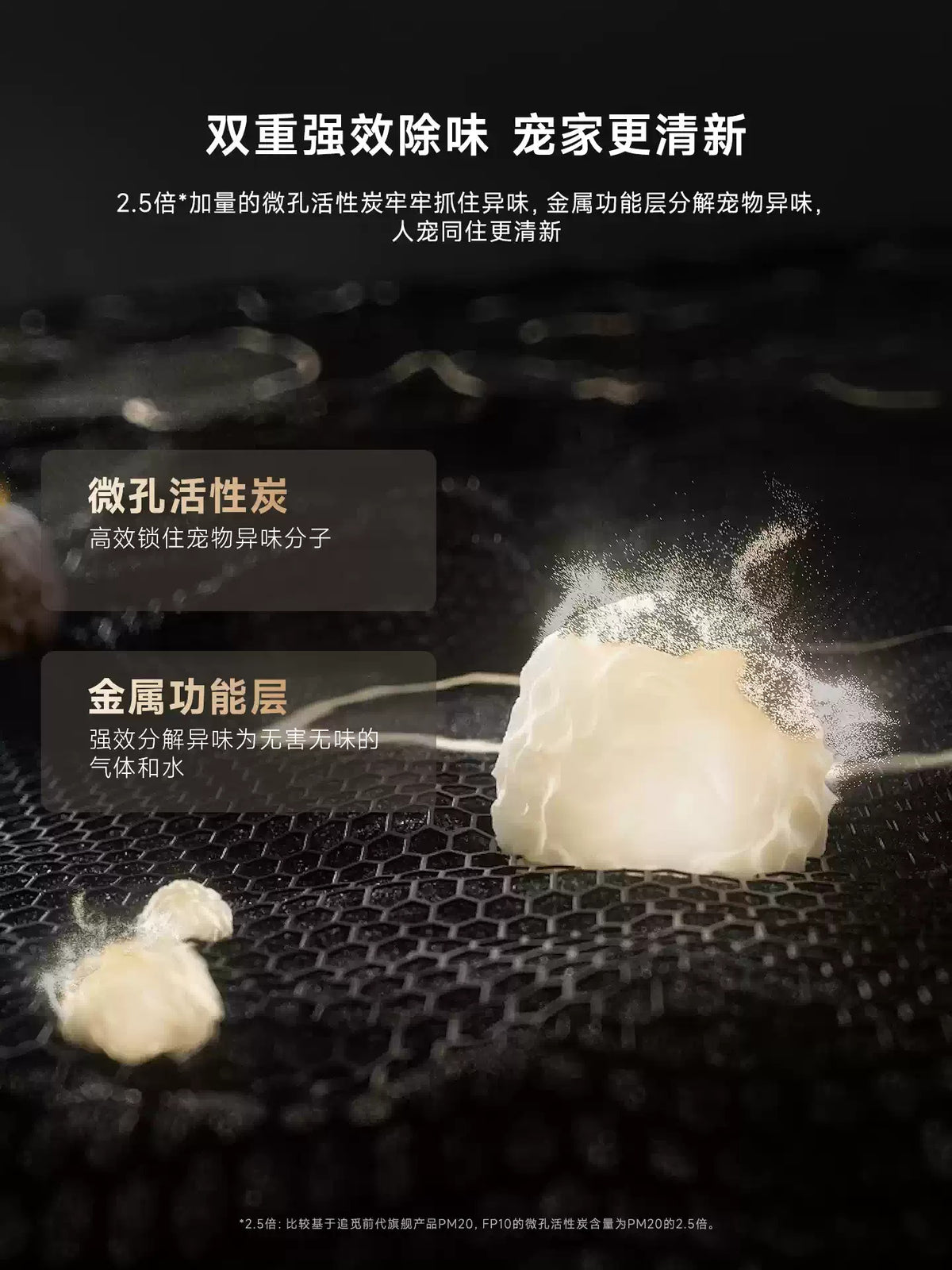 追觅宠物空气净化器FP10家用除菌病毒除异味吸猫毛柳絮花粉过敏原